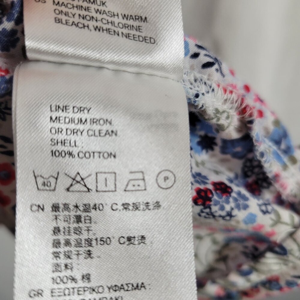 Divided H&M Sundress Ditsy Floral Ruched Sz 8 Cottagecore feminine Romantic Chic - Picture 8 of 12